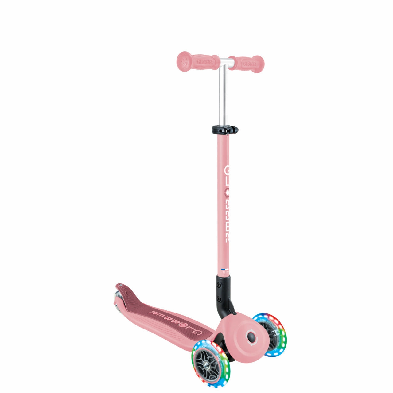 Globber Go Up Active Lights  - Pastel Pink / Deep Pastel Pink (15M - 9Y )