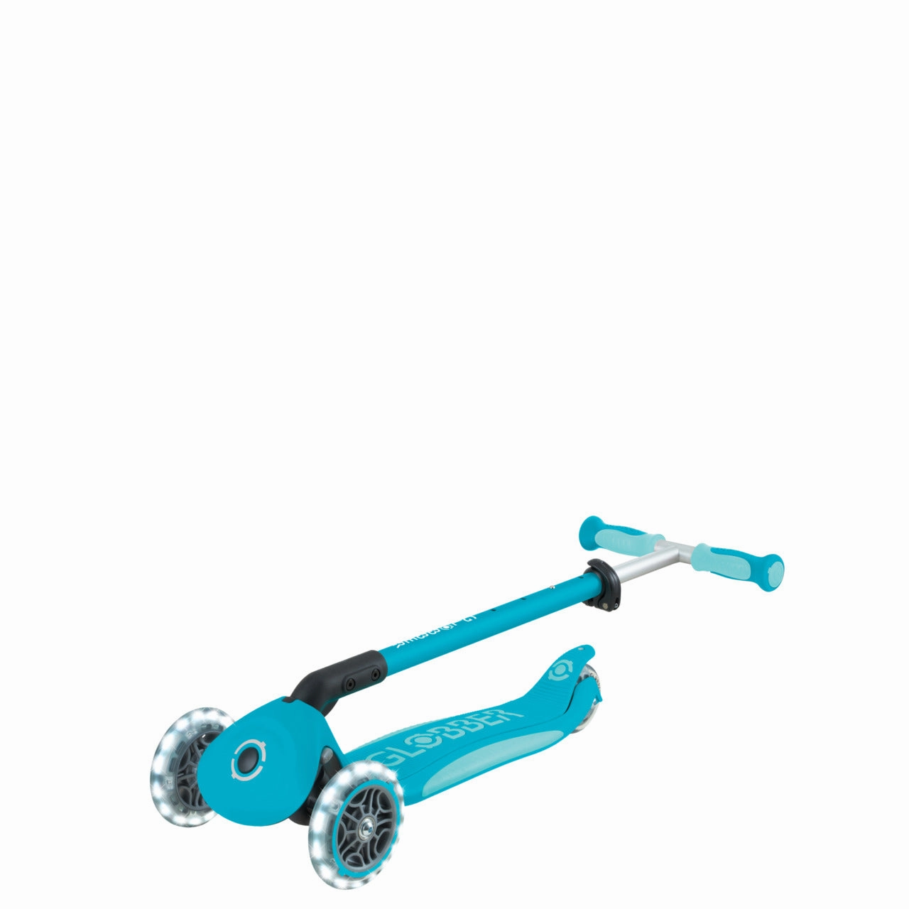 Globber Go Up Deluxe Lights 360  - Aqua (15M - 9Y )