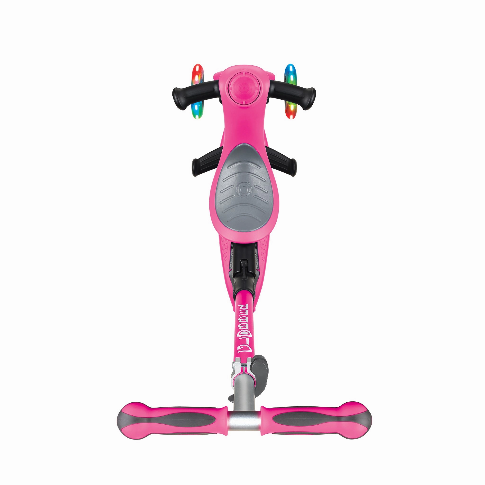 Globber Go Up Deluxe Lights  - Deep Pink (15M - 9Y)