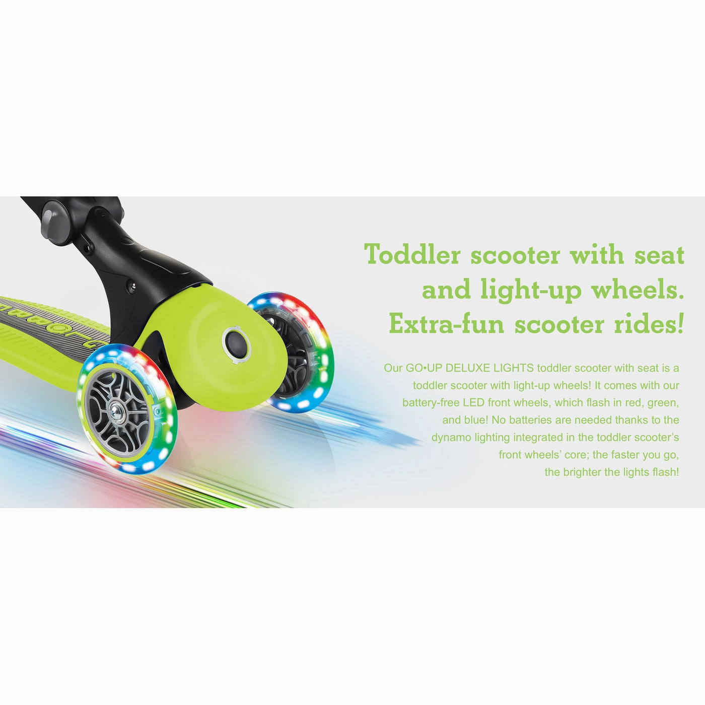 Globber Go Up Deluxe Lights  - Deep Pink (15M - 9Y)