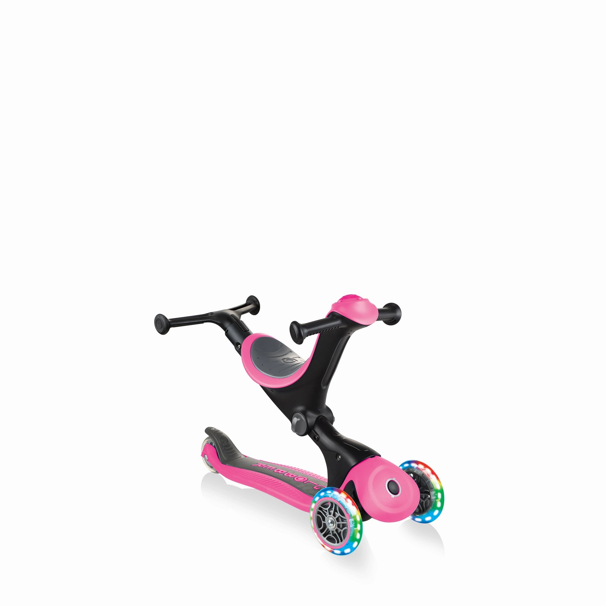 Globber Go Up Deluxe Lights  - Deep Pink (15M - 9Y)