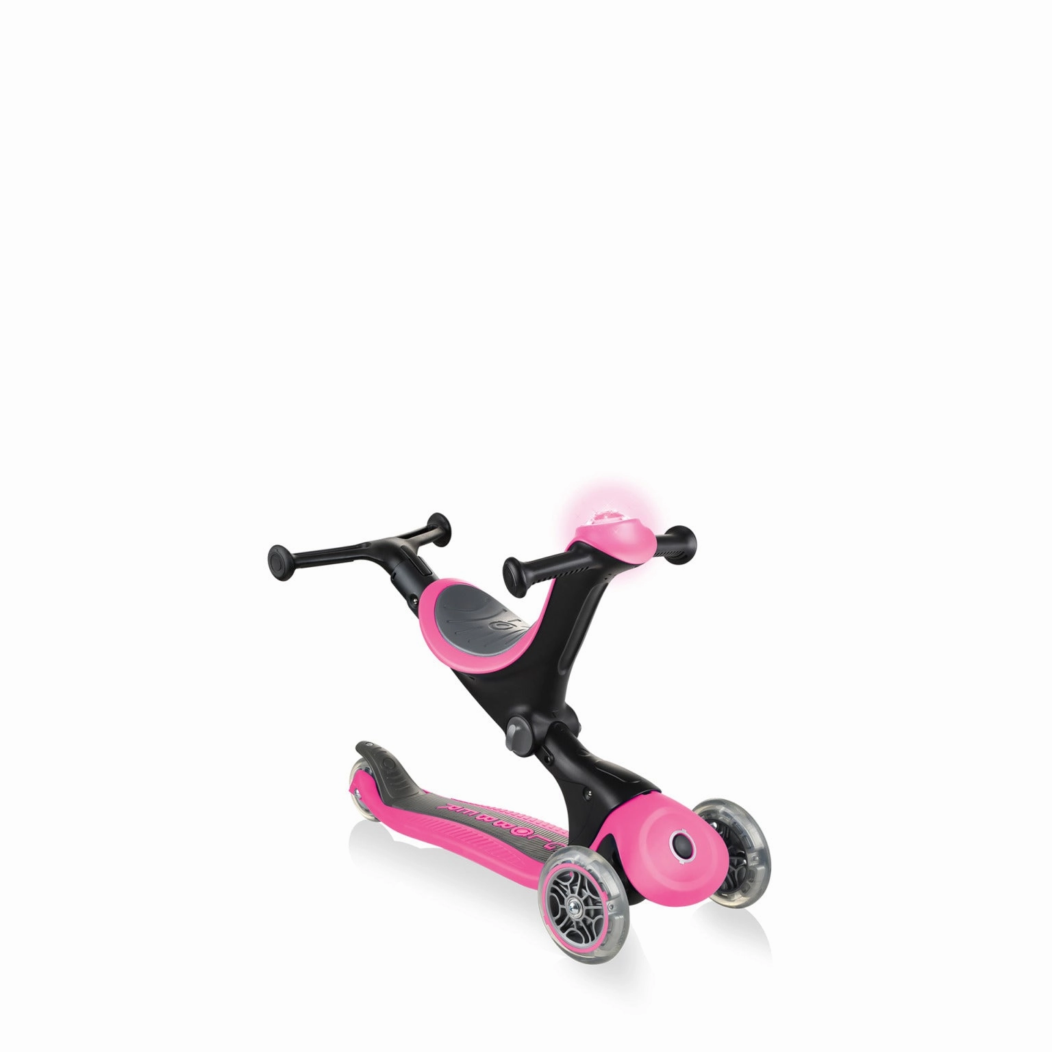 Globber Go Up Deluxe Play  - Deep Pink (15M - 3Y )