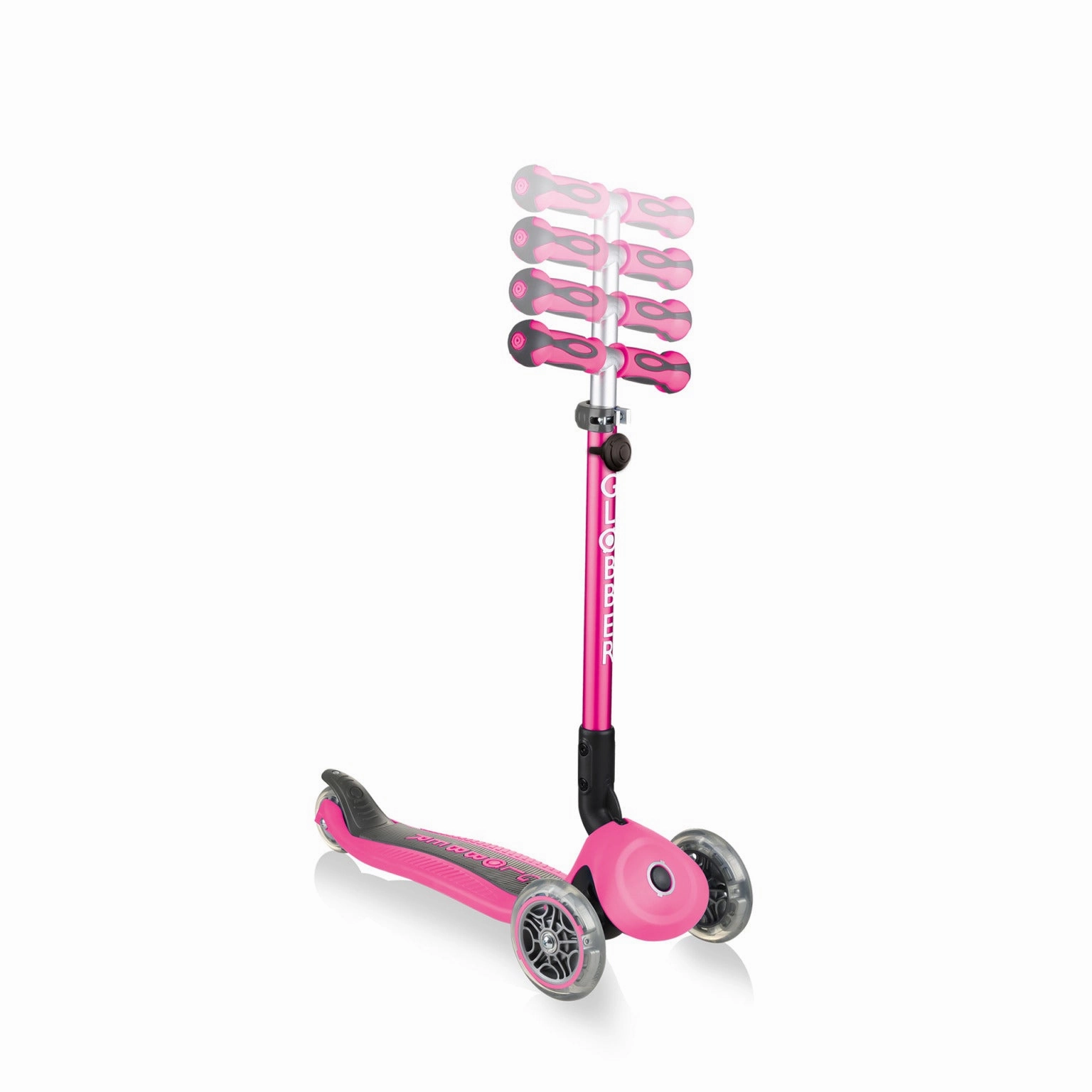 Globber Go Up Deluxe Play  - Deep Pink (15M - 3Y )