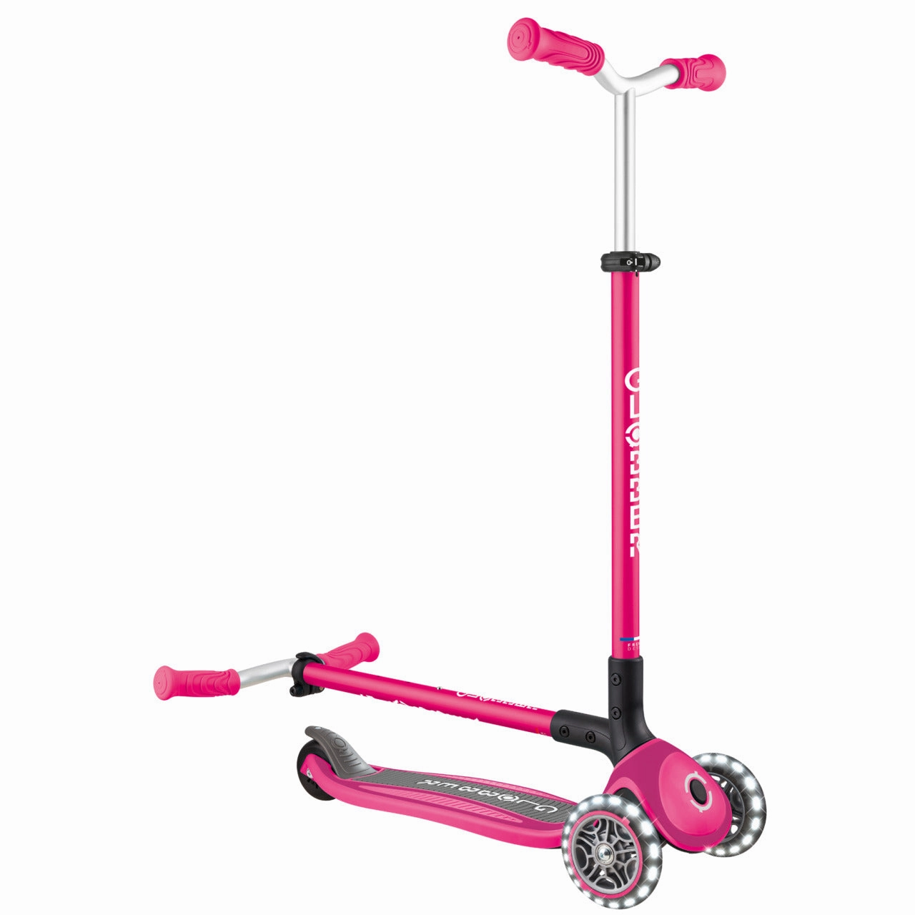 Globber Master Lights  - Fuchsia (4 - 14Y)