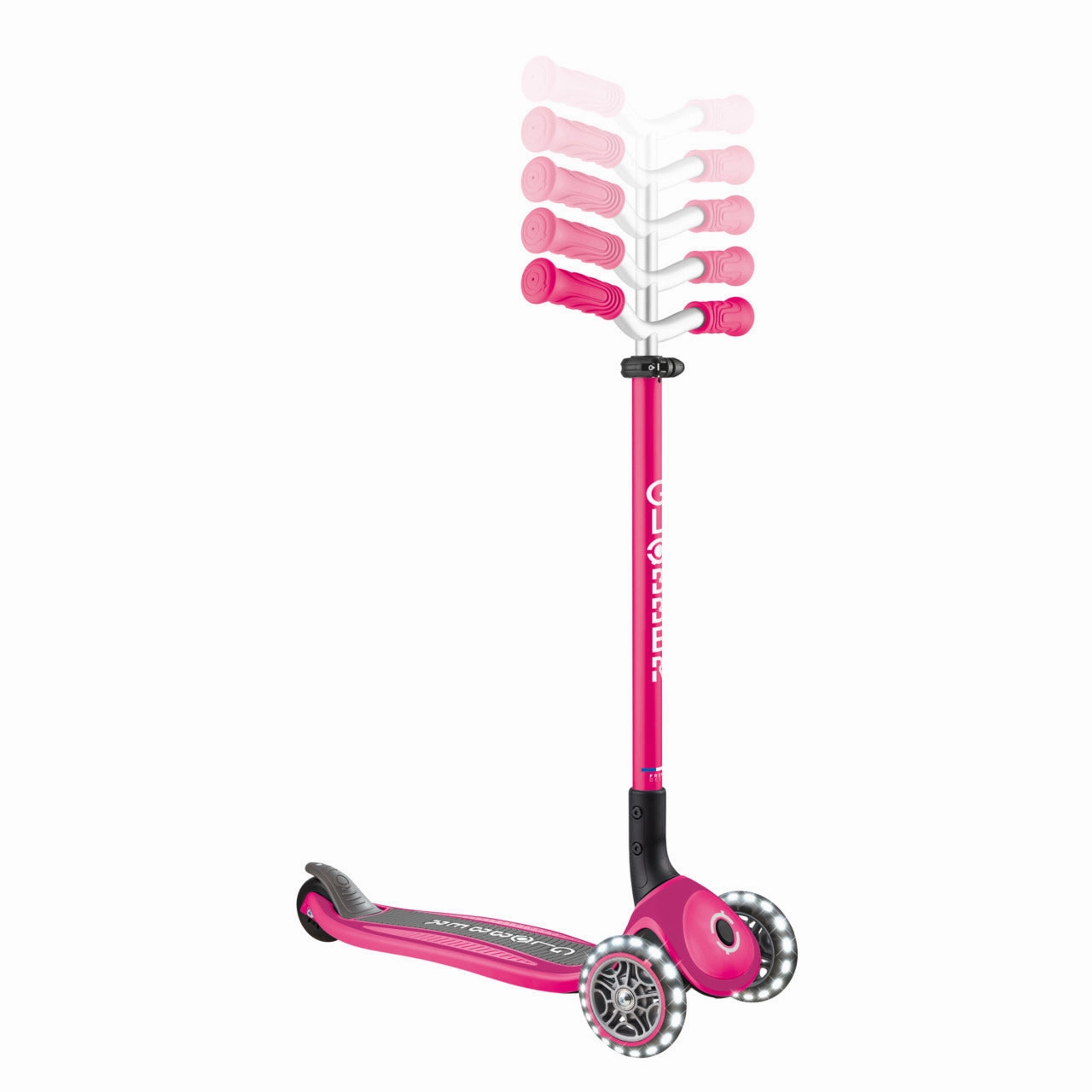 Globber Master Lights  - Fuchsia (4 - 14Y)