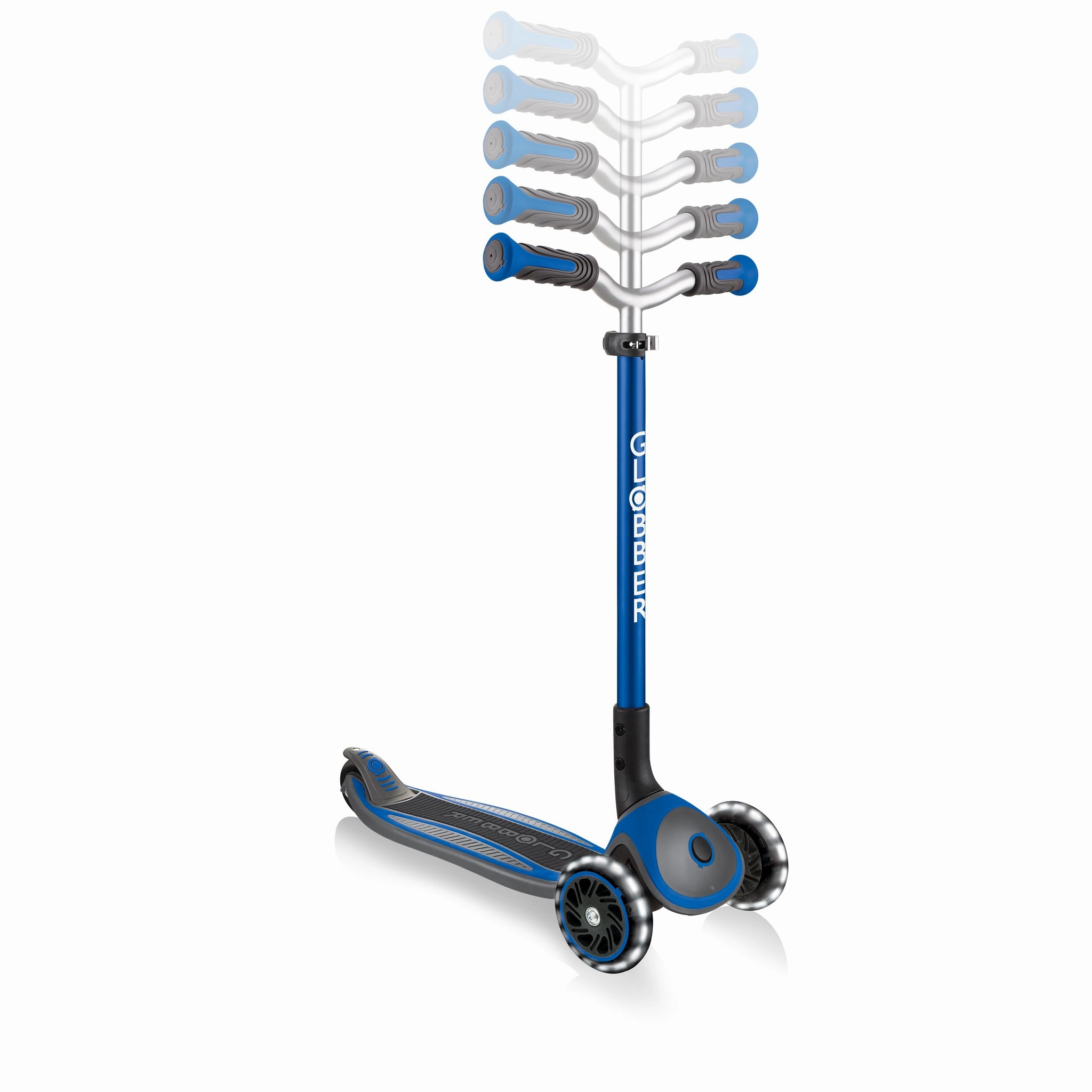 Globber Master Lights  - Navy Blue (4 - 14Y)