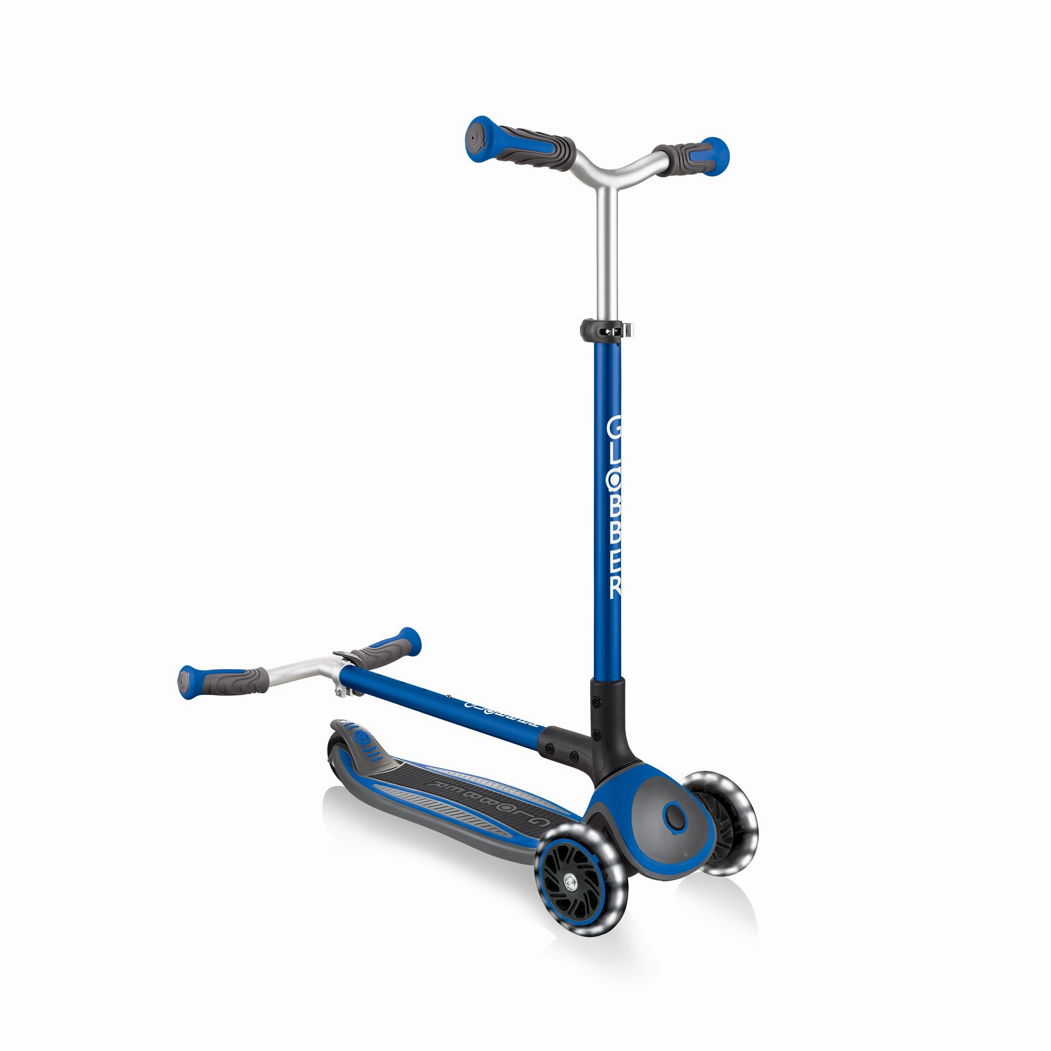Globber Master Lights  - Navy Blue (4 - 14Y)