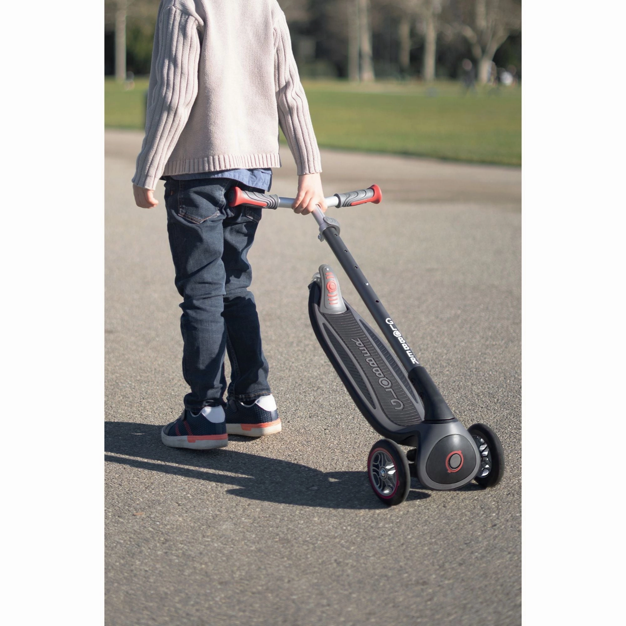 Globber Master Lights  - Navy Blue (4 - 14Y)