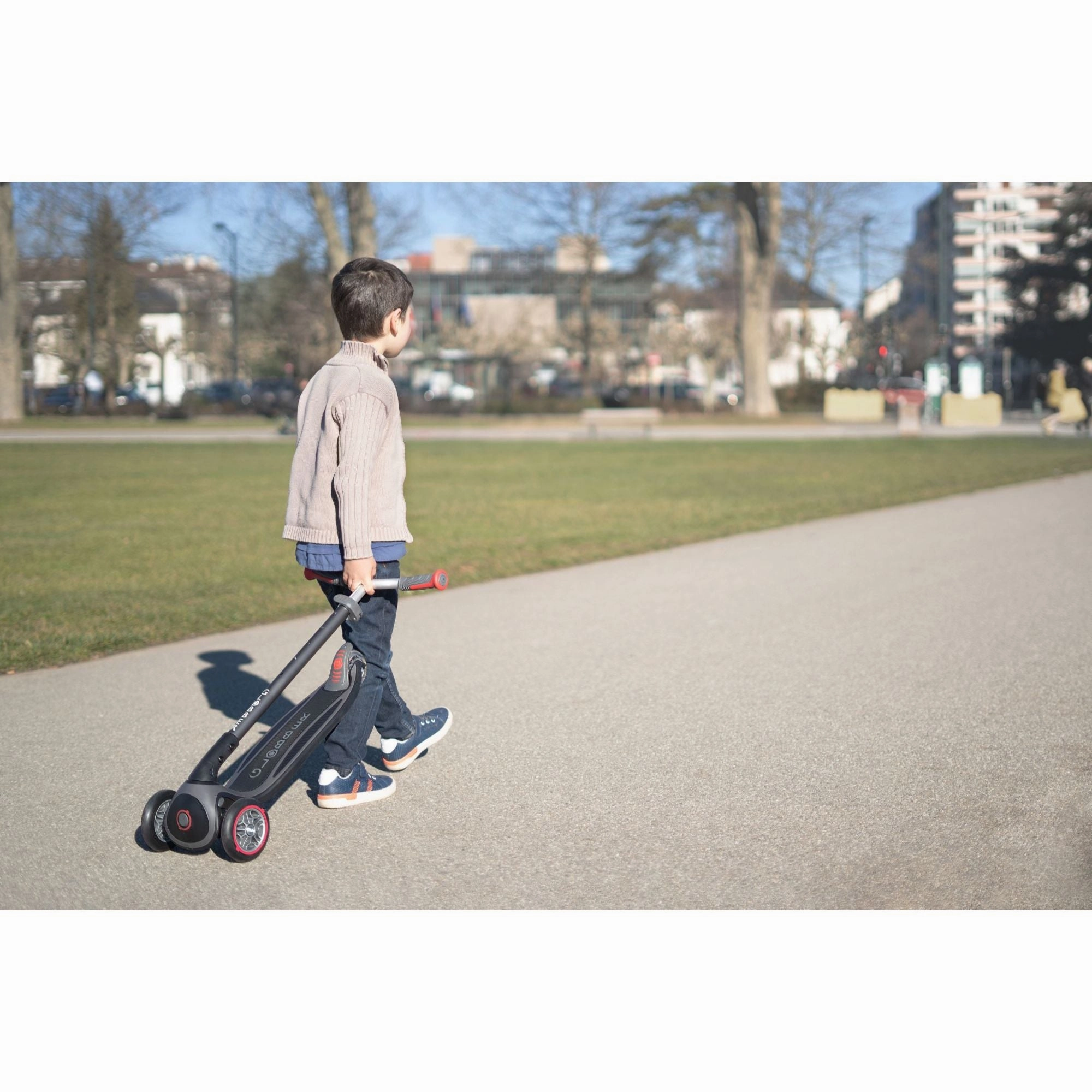 Globber Master Lights  - Navy Blue (4 - 14Y)