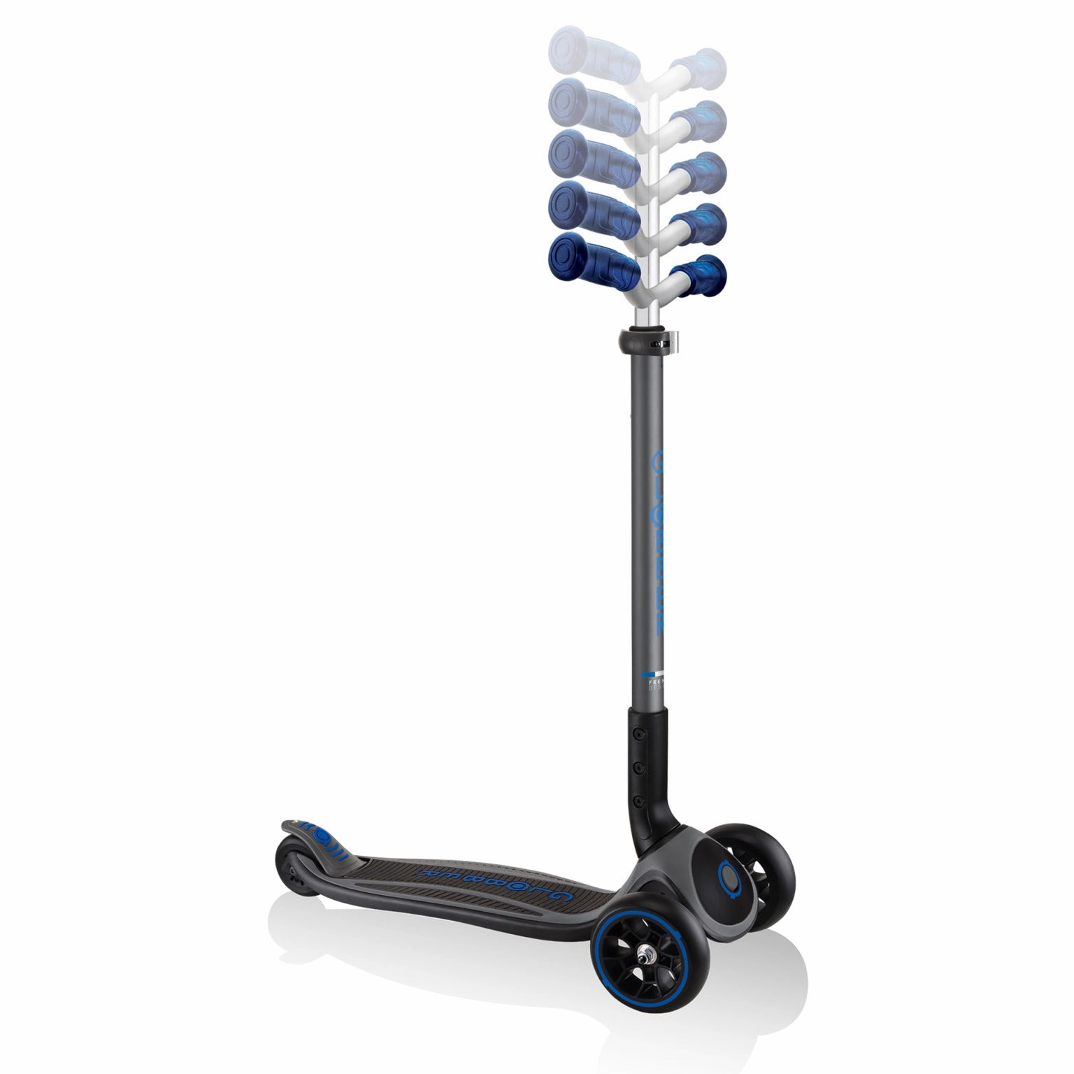 Globber Master Prime  - Black / Navy Blue (4 - 14Y)
