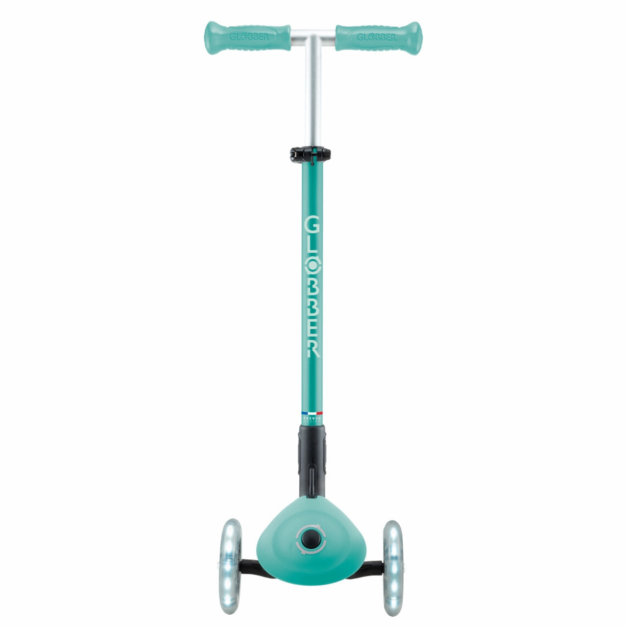 Globber Primo Foldable Plus Lights V2  - Dark Mint / Mint (3 - 9Y )
