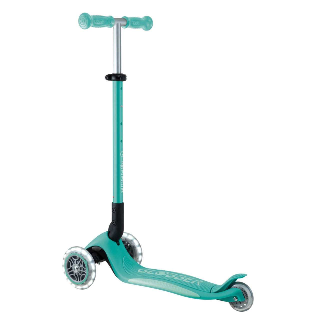 Globber Primo Foldable Plus Lights V2  - Dark Mint / Mint (3 - 9Y )