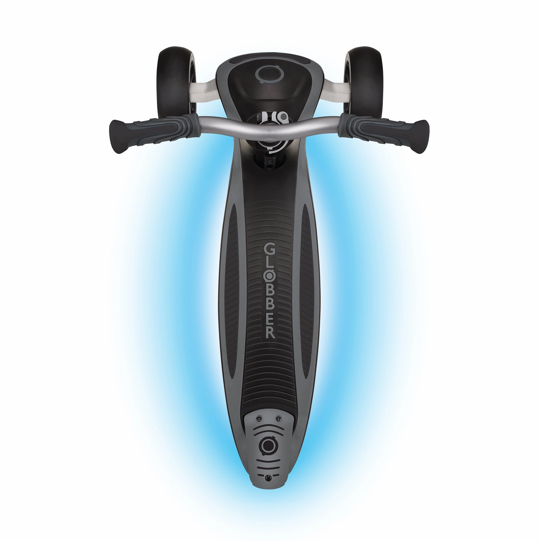Globber Ultimum Lights  - Black / Charcoal Grey (5Y )