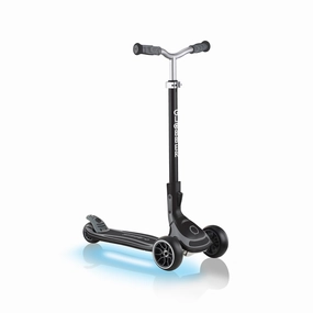 Globber Ultimum Lights  - Black / Charcoal Grey (5Y )
