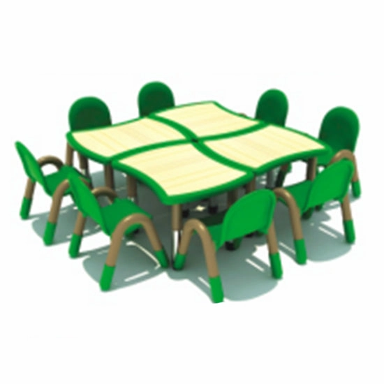 Gold Outdoor Kindergarten Table Chair Set