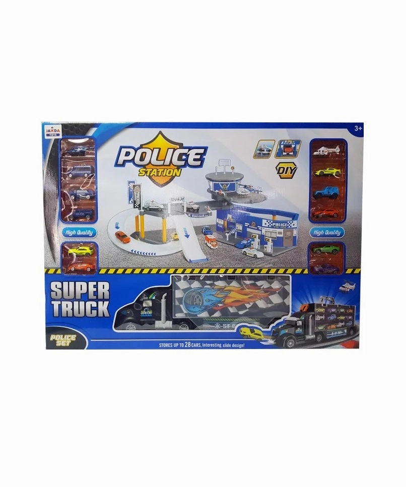 GRAND POLICE STATION WITH SUPER TRUCK