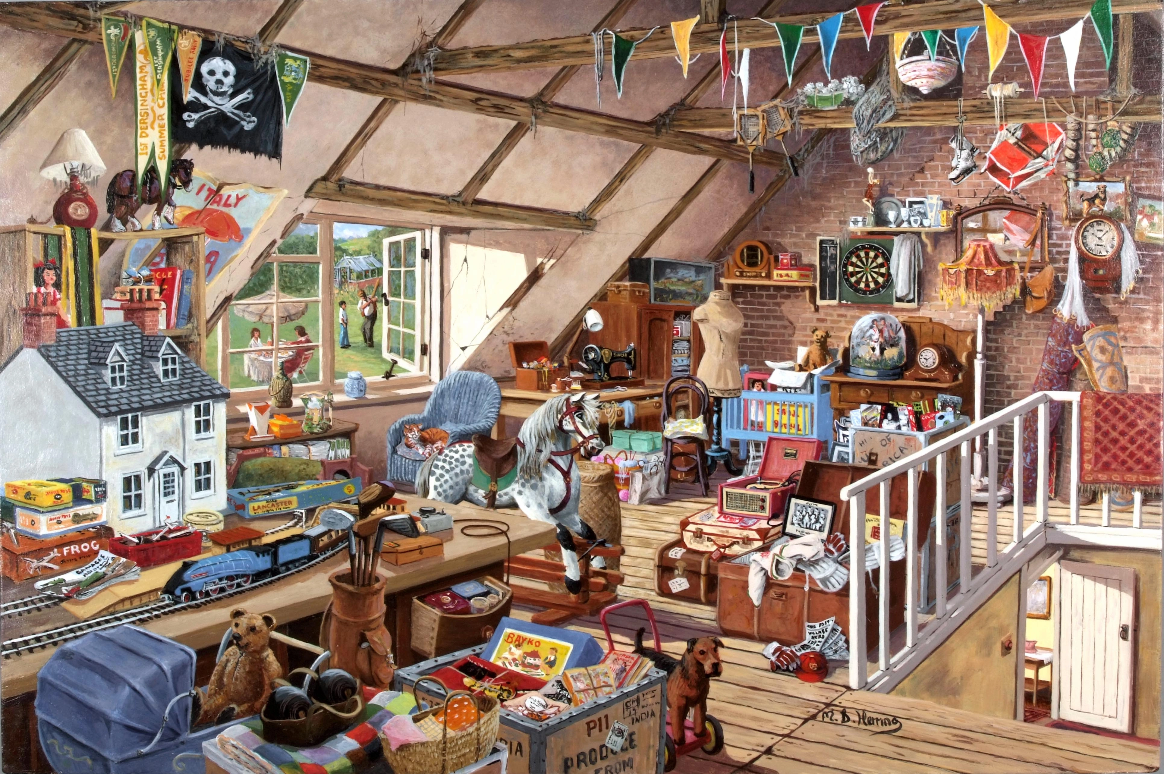 Grandma's Attic - 1000 Piece Jigsaw Puzzle