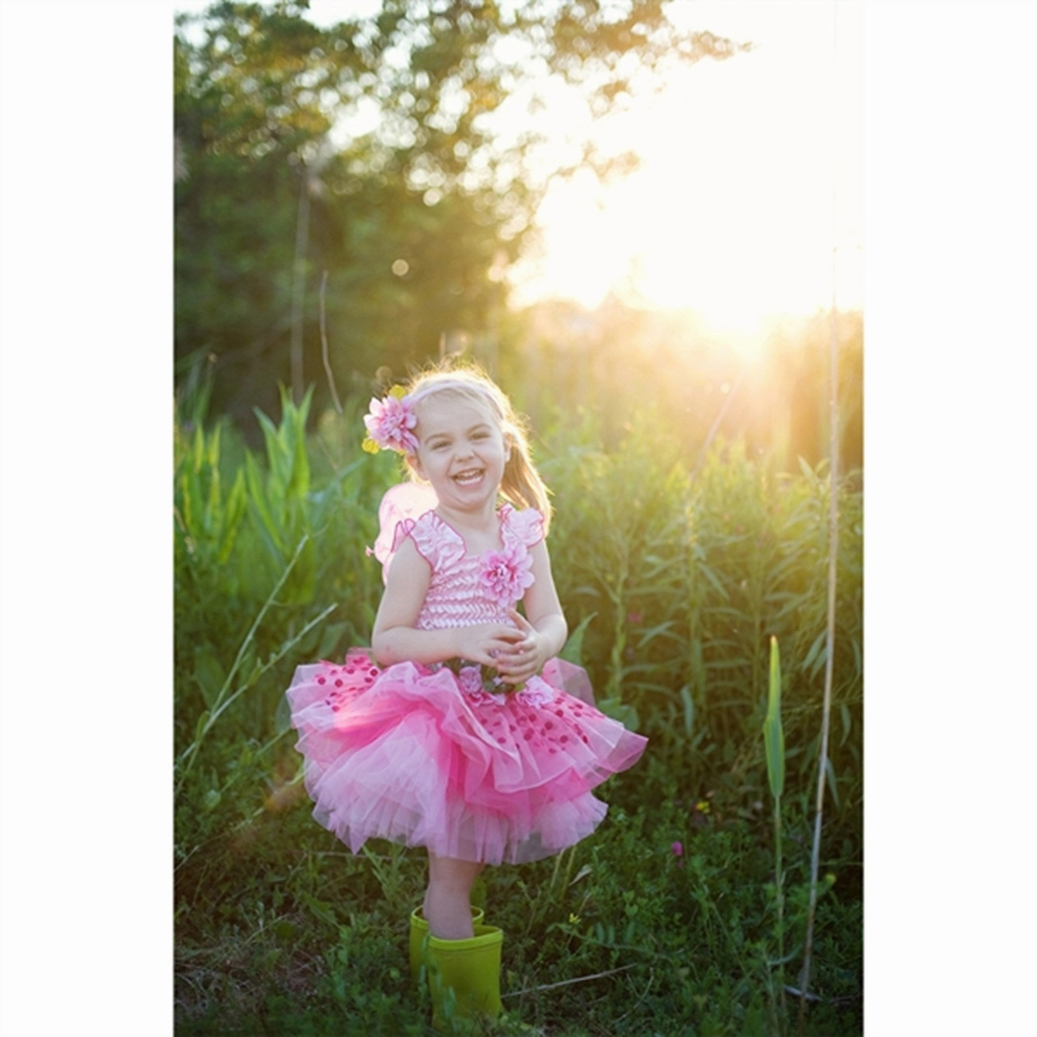 Great Pretenders Fairy Blooms Deluxe Dress & Wings Pink