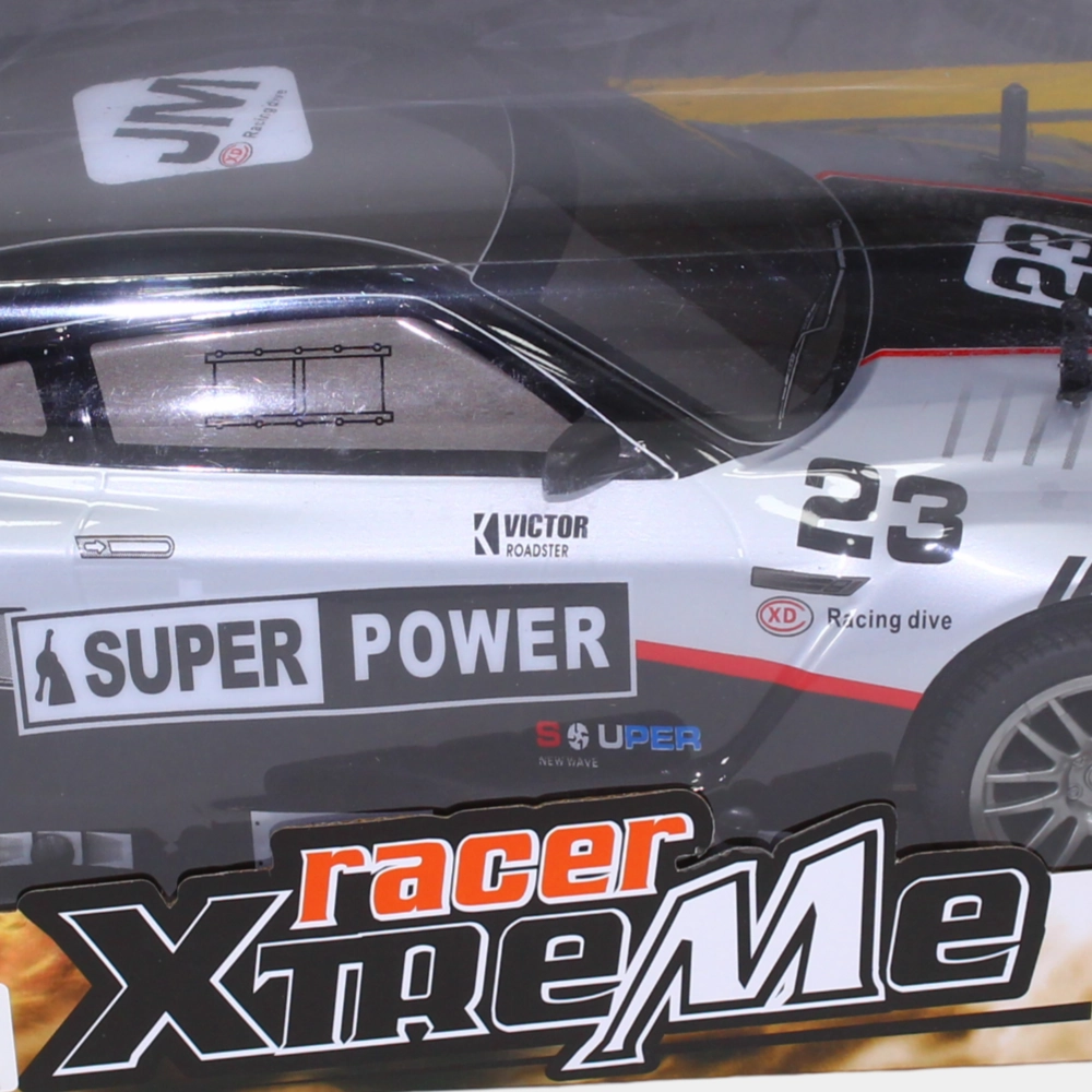 GTR High Speed Four Way Remote Control Car  Rechargeable Car (Black & Sliver)