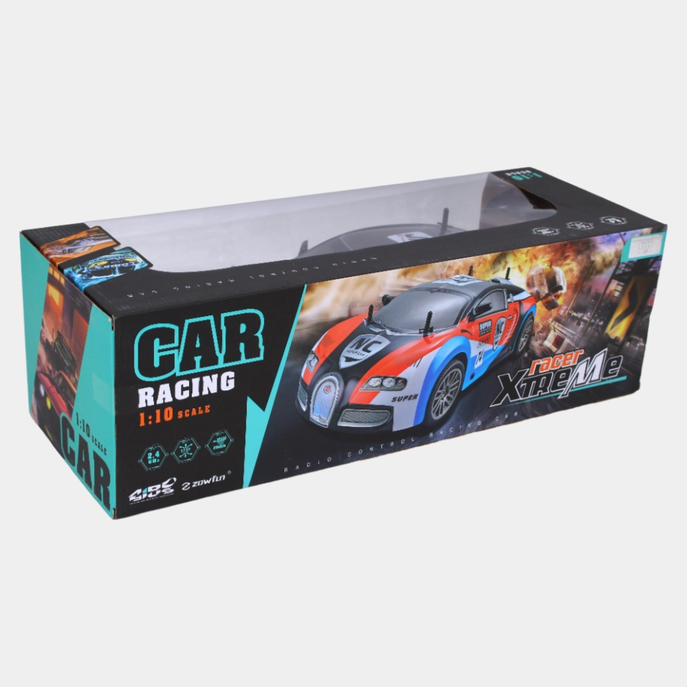 GTR High Speed Four Way Remote Control Car  Rechargeable Car (Black & Sliver)