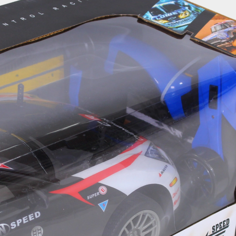 GTR High-Speed Four-Way Remote Control Car  Rechargeable RC Car (Red & White)