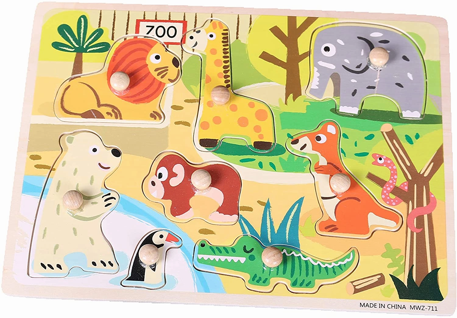 Hand Catch Puzzle-Zoo