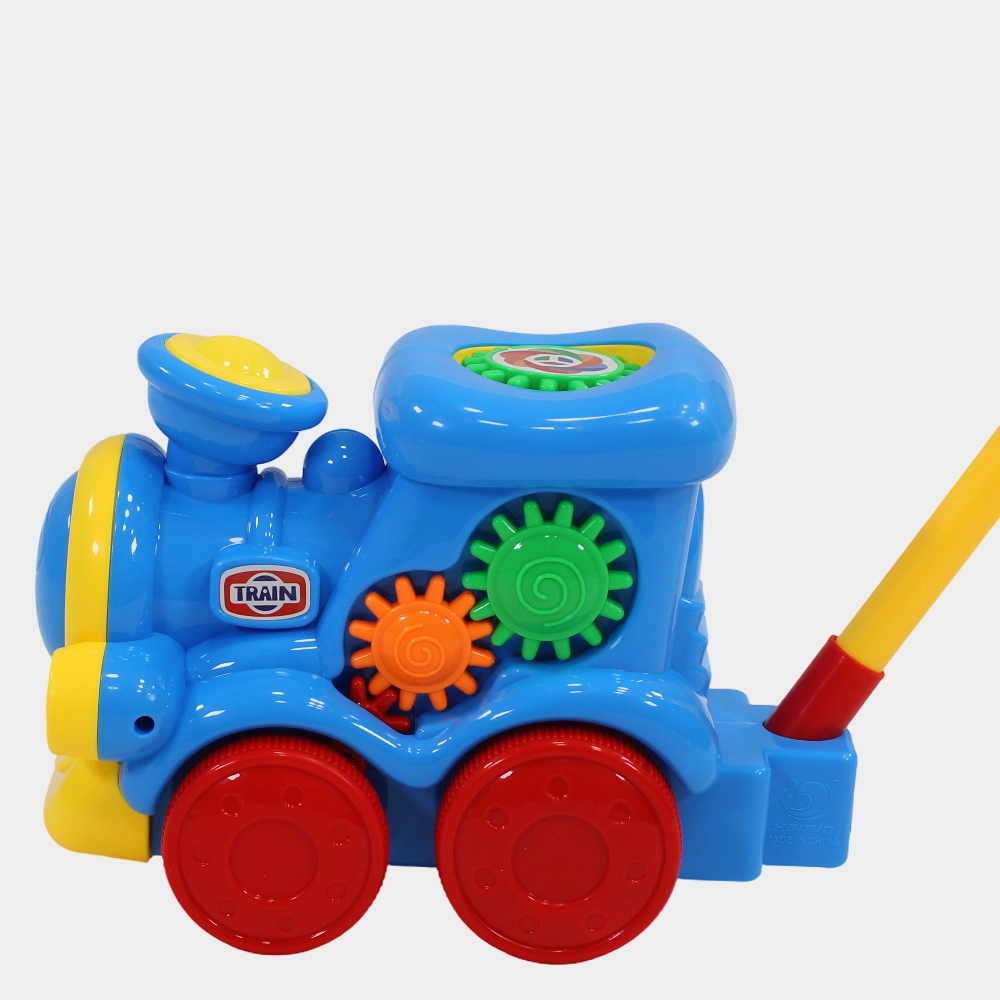 Hand Driven Train - Blue