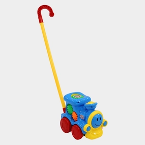 Hand Driven Train - Blue