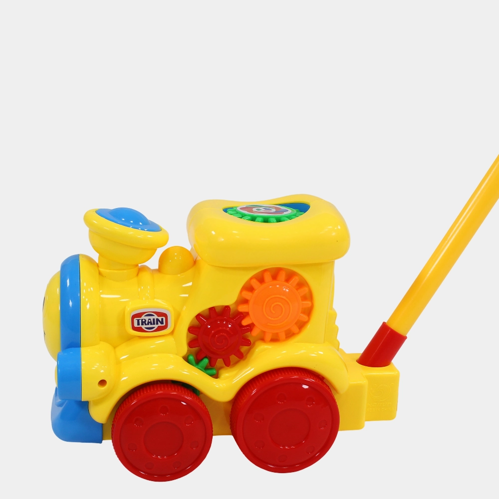 Hand Driven Train  Yellow