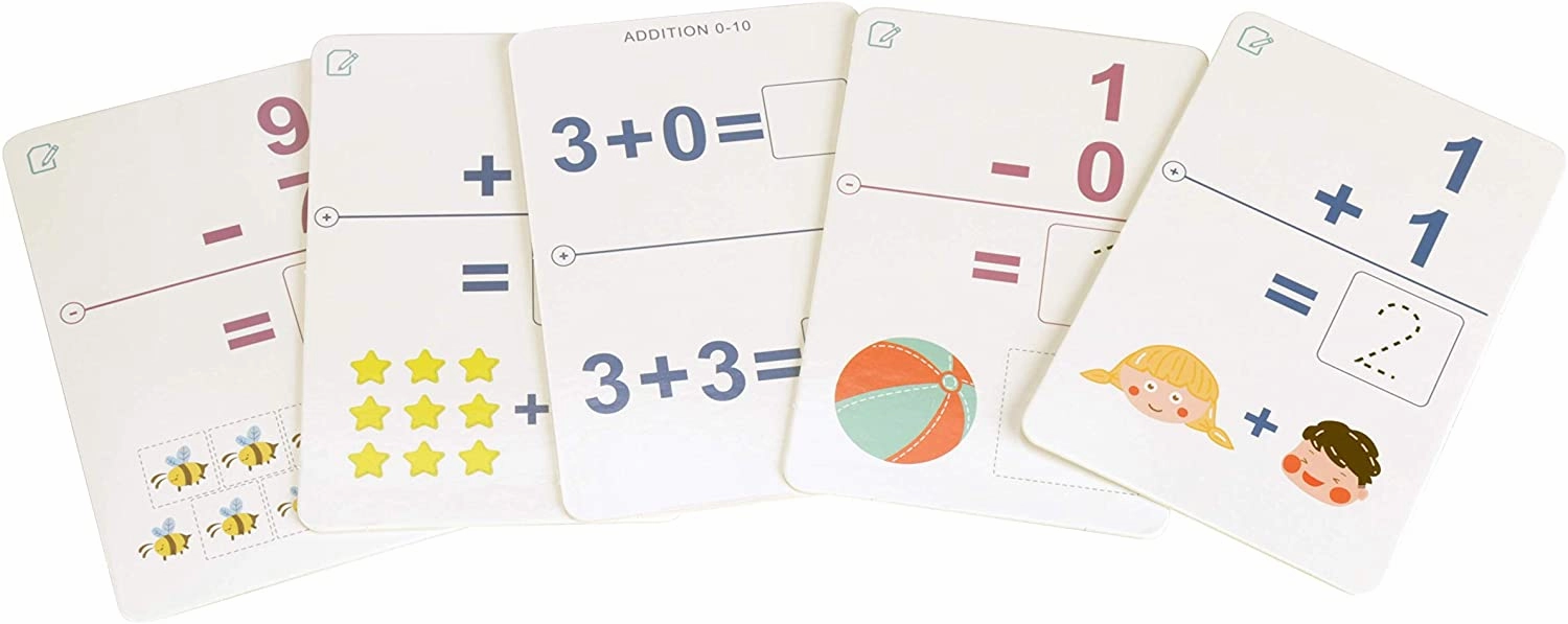 Handwriting-Math cards  Write & Wipe