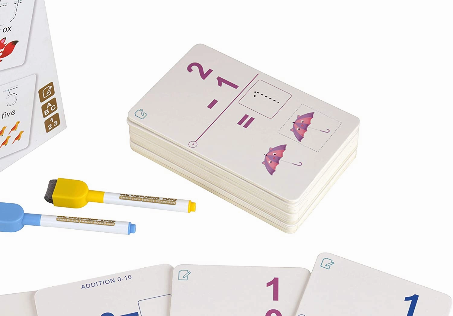 Handwriting-Math cards  Write & Wipe