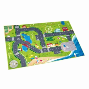 Hape Railworld Discovery playmat