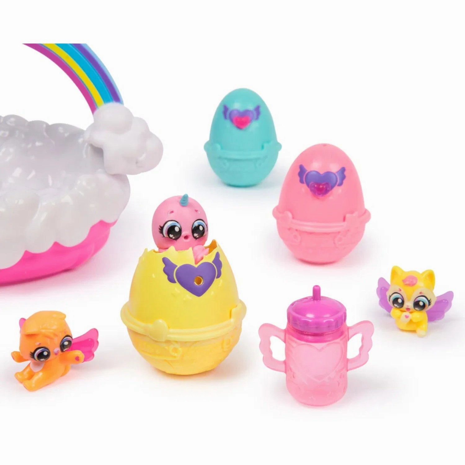 Hatchimals Alive Neon Rainbow Basket