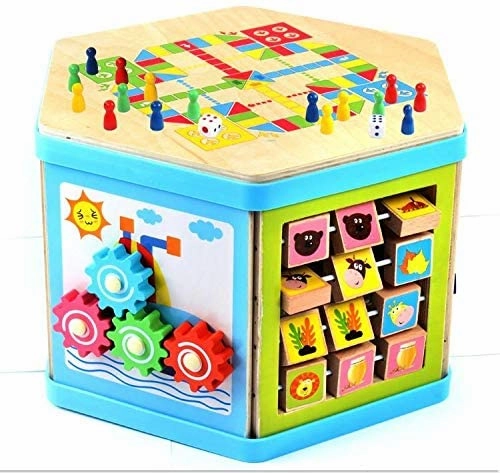 Hexagon Multi function large beads around