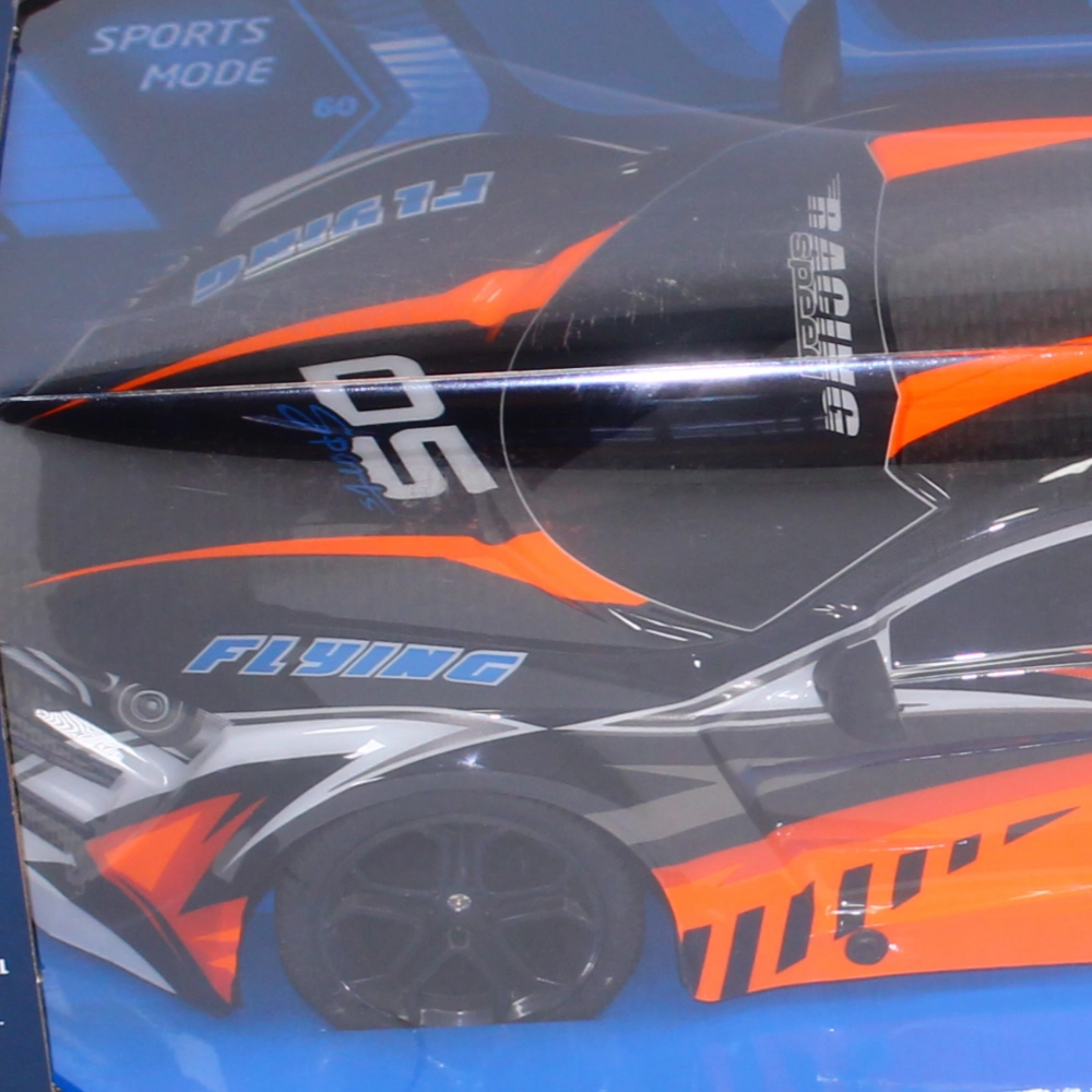 High-Speed RC Drift Racing Car  Remote Control Toy for Kids (Orange)