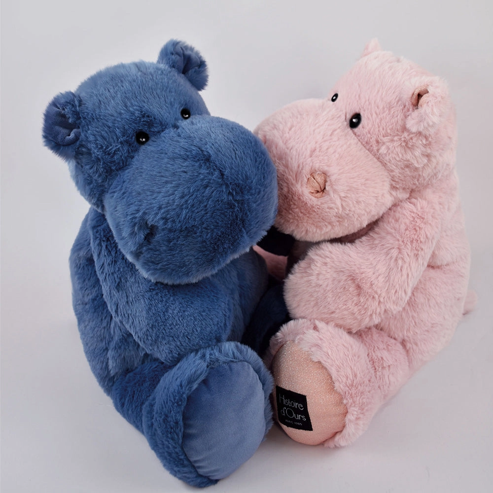 Histoire d'Ours Hippo Blue 40cm