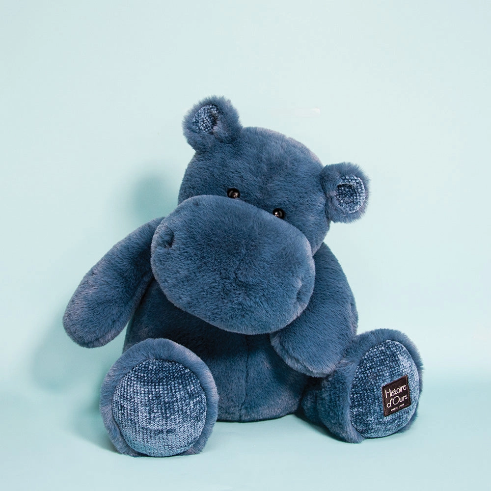 Histoire d'Ours Hippo Blue 40cm