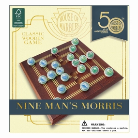 House of Marbles Mini Board Game - Nine Mans Morris