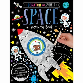 House of Marbles Scratch & Sparkle Space Activity Book