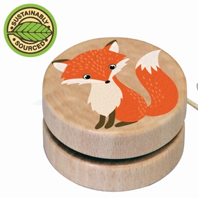 House of Marbles Wooden Wildlife Yo Yos