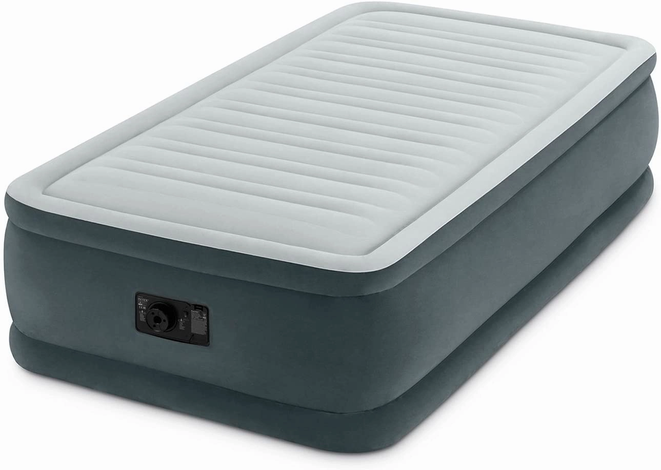 Intex DURABEAM QUEEN COMFORT PLUSH AIRBED W/E.PUMP(152x203x56)