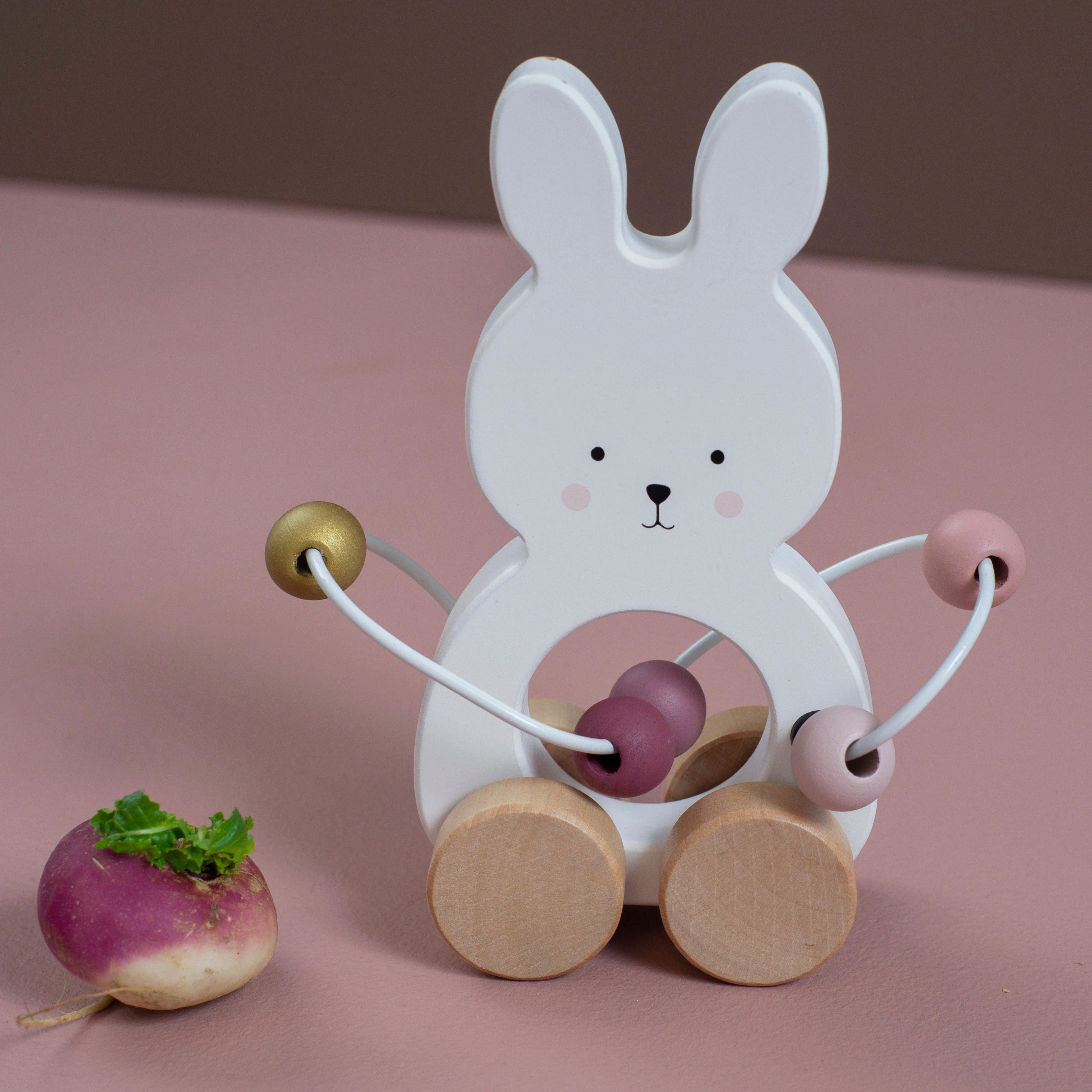 JaBaDaBaDo Pull Bunny with Abacus