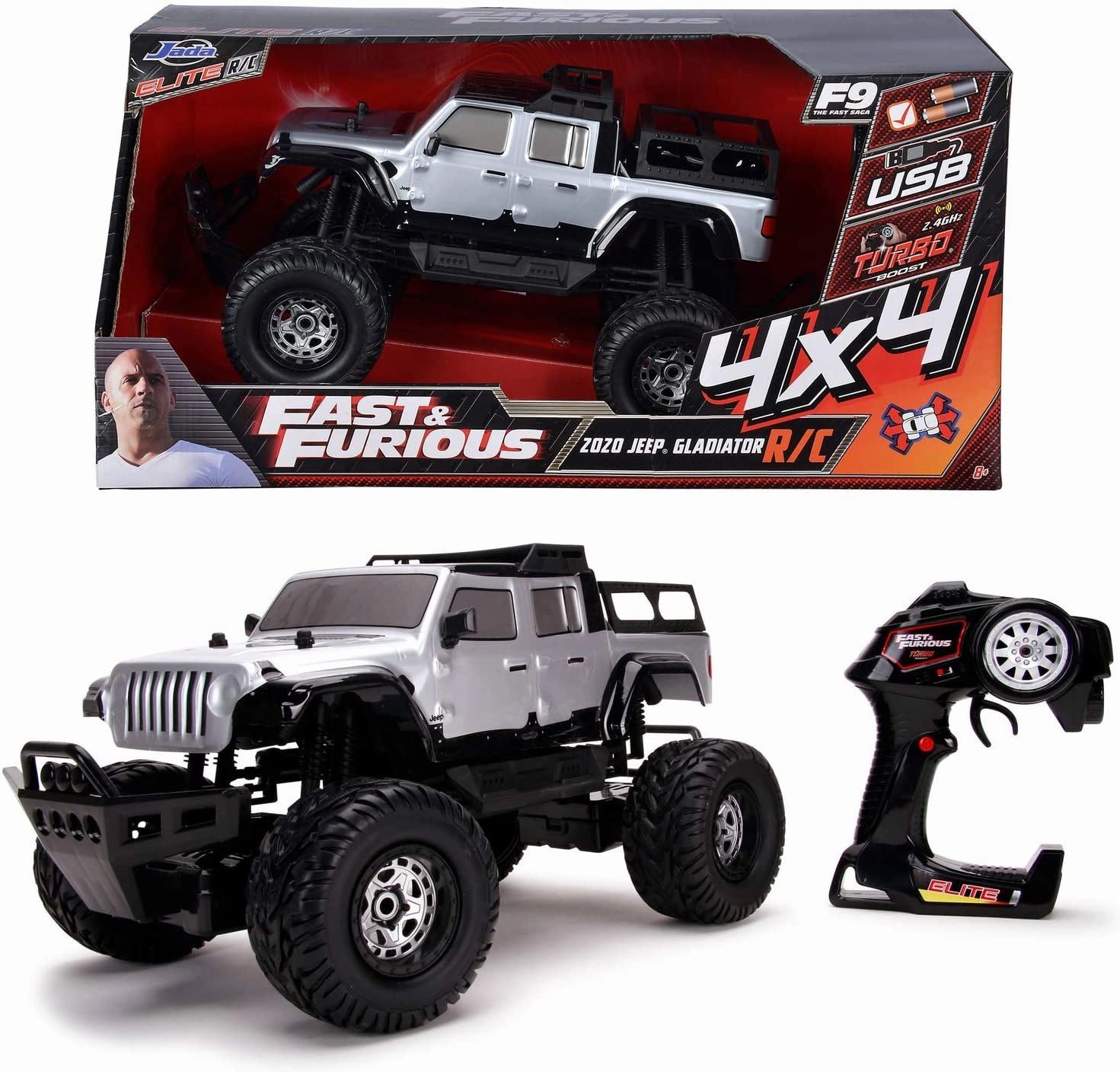 JADA - Fast&Furious RC Jeep Gladiator 4x4 1:12