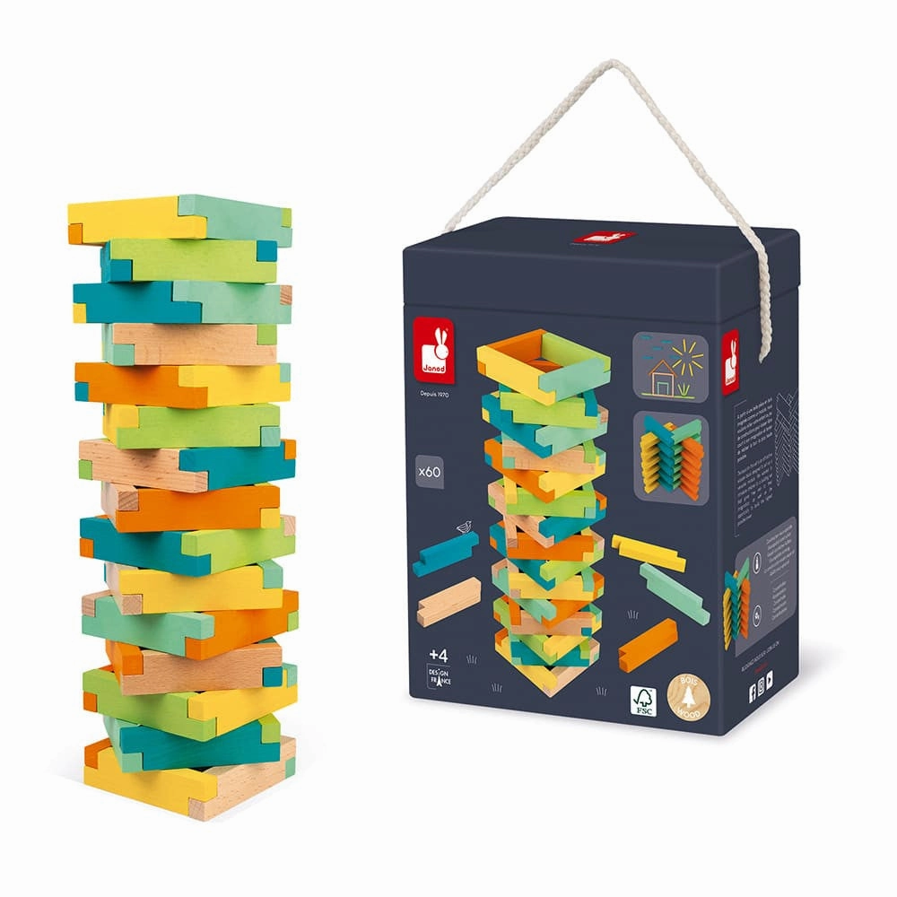 Janod 60-Piece Construction Set 370