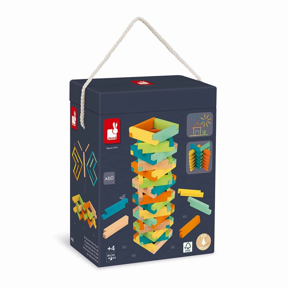 Janod 60-Piece Construction Set 370