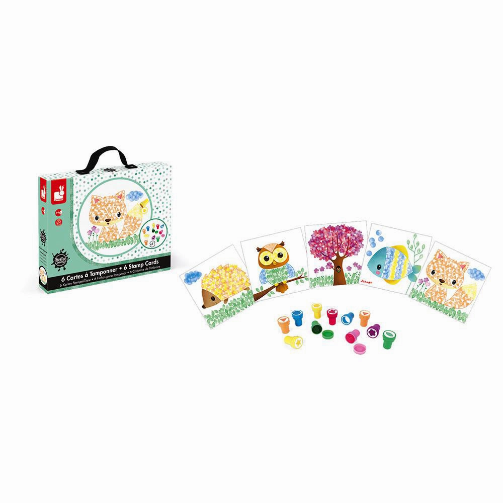 Janod Animal Stamp Cards