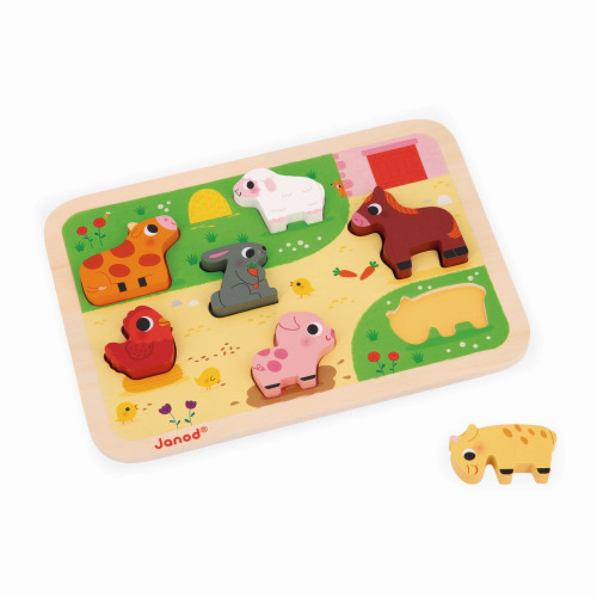 Janod At the Farm Chunky Puzzle