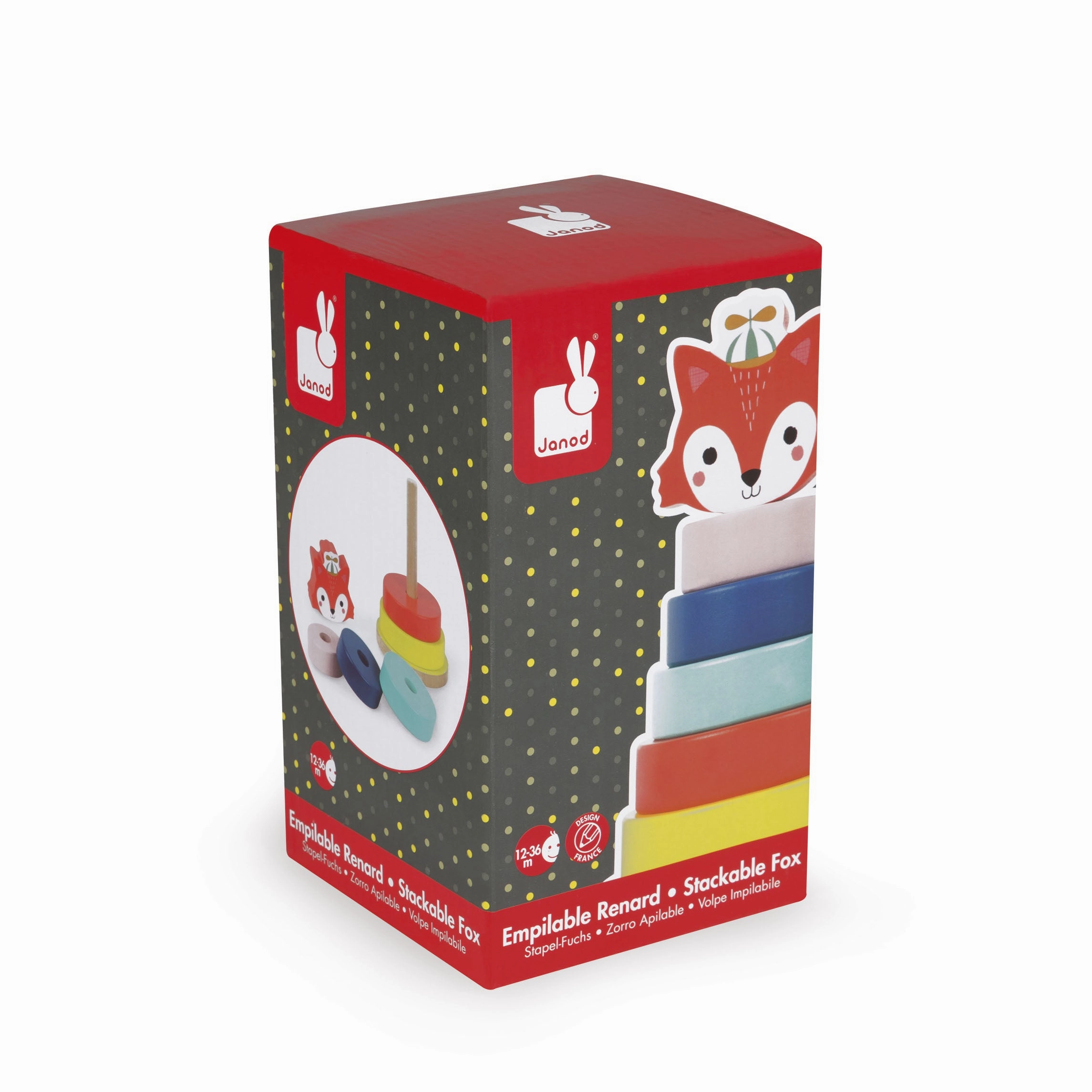 Janod Baby Forest Fox Stacker