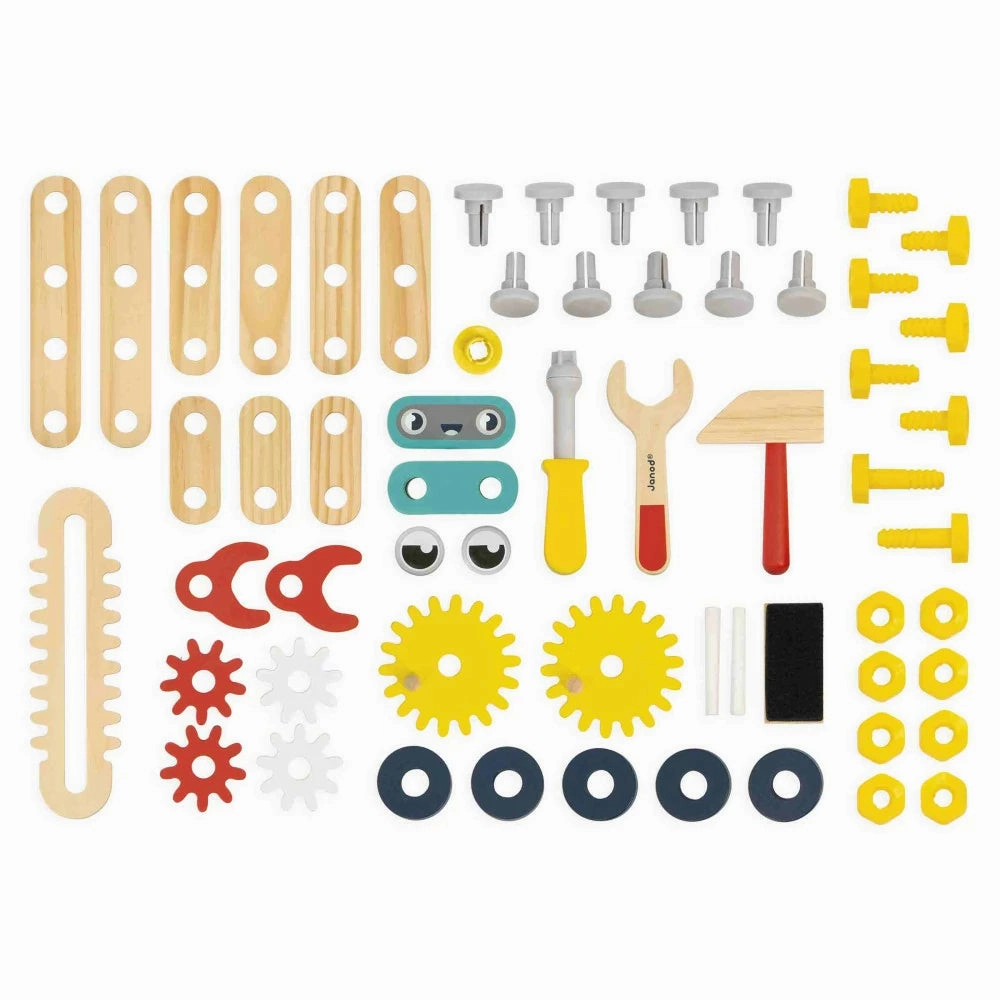 Janod Brico'Kids - Big Robot DIY Workbench