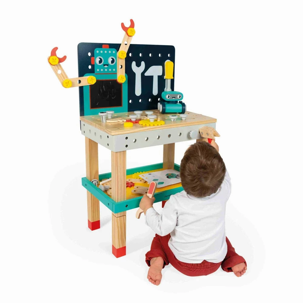 Janod Brico'Kids - Big Robot DIY Workbench